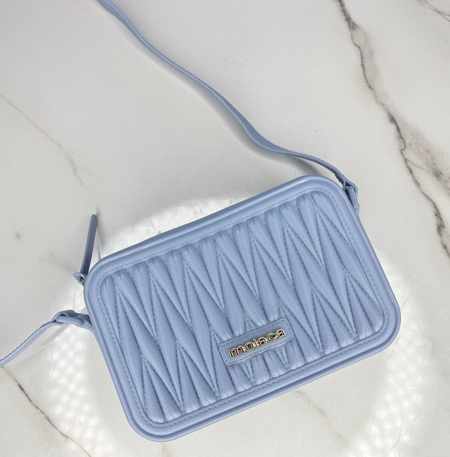 Believe Me Light Blue Purse
