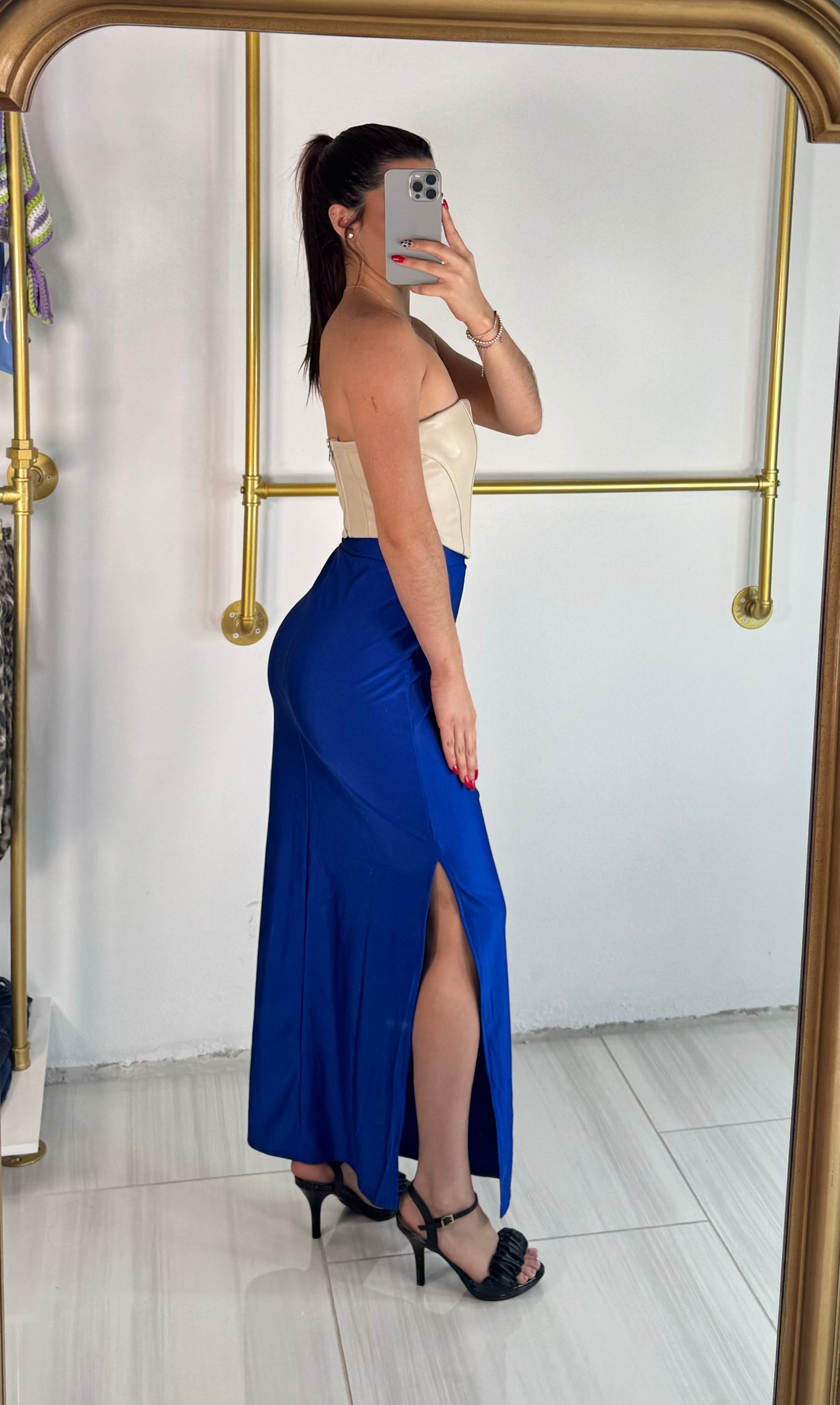 Piera Blue Skirt