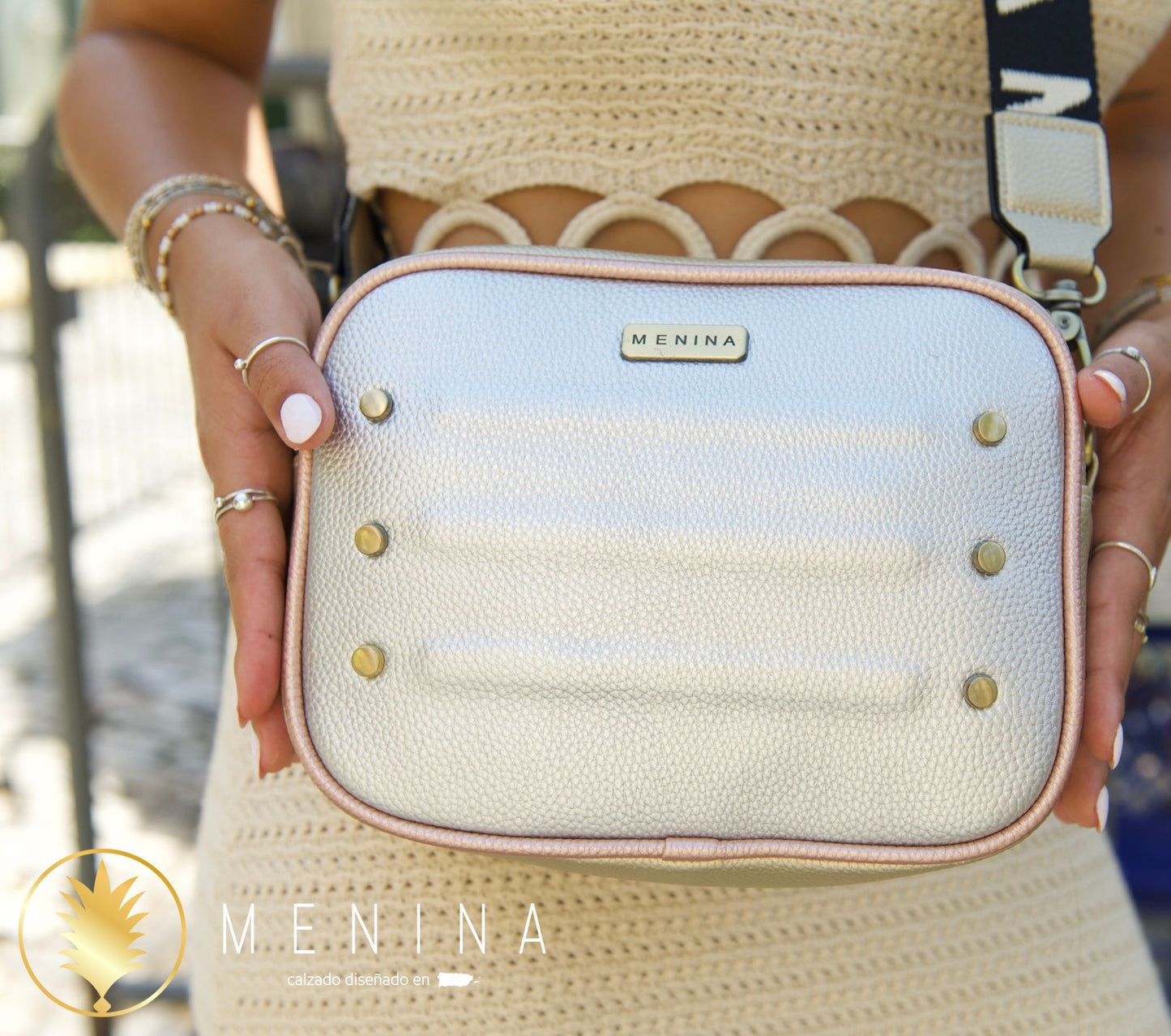 Iris Bag Multi Silver