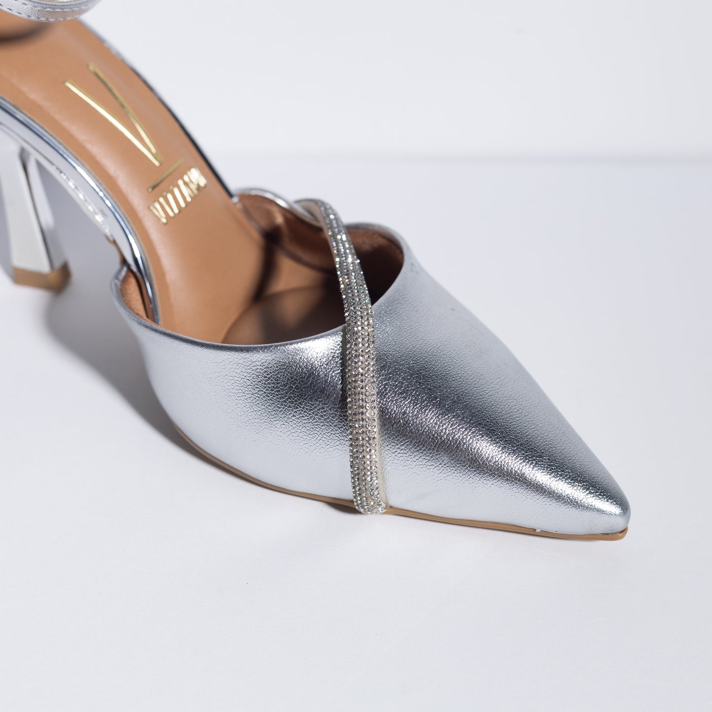 METALLIC HEELS | SILVER
