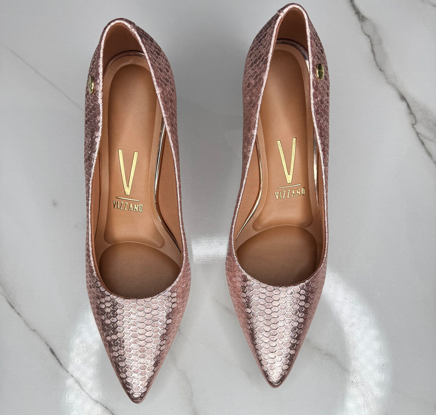 Stiletto Vizzano 11851302 Metalizado Favo Rosa