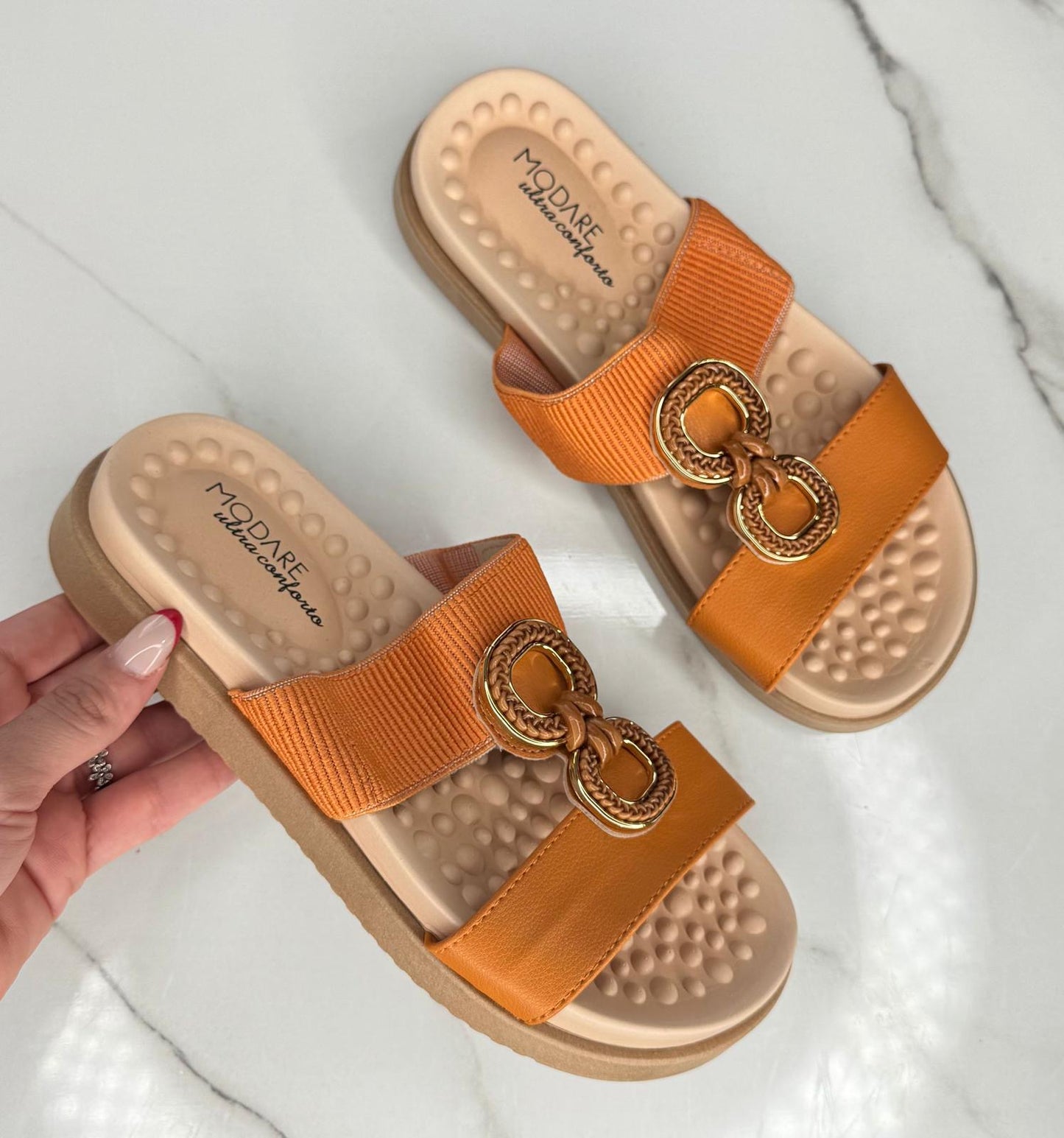 Modare Elastico Napa Floather Nature Mandarina