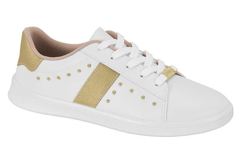Tenis Napa Sardenha Metalizado Blanco