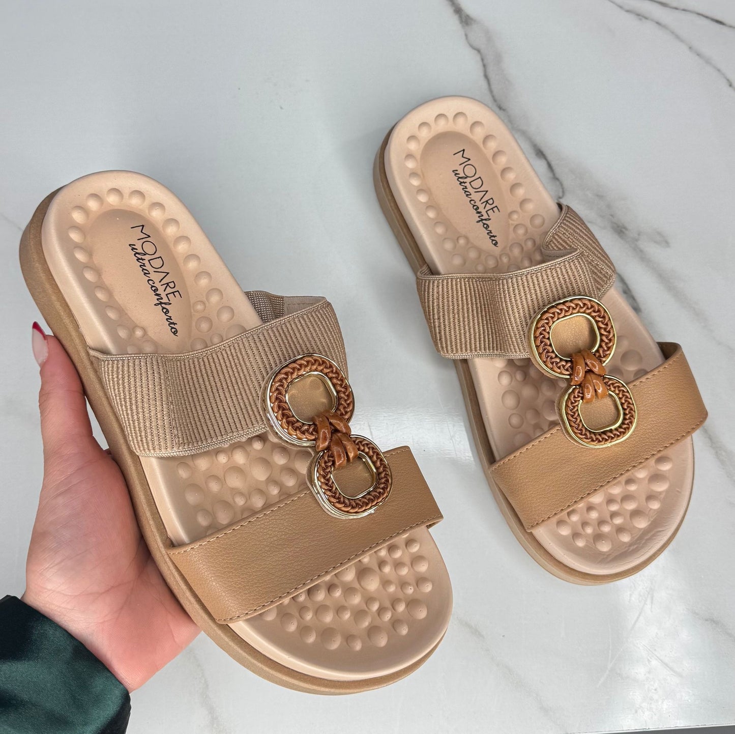 Modare Elastico Napa Floather Nature Tan