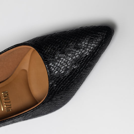 NISS STILETTO | BLACK TEXTURE