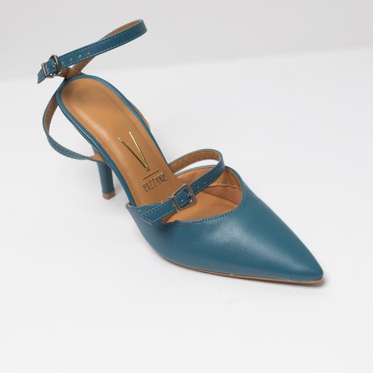 LORETTA HEELS | TEAL