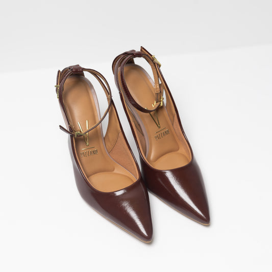 LORETTA HEELS | BROWN
