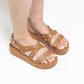 LEDI SANDALS | CAMEL