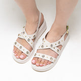 LEDI SANDALS | OFF WHITE