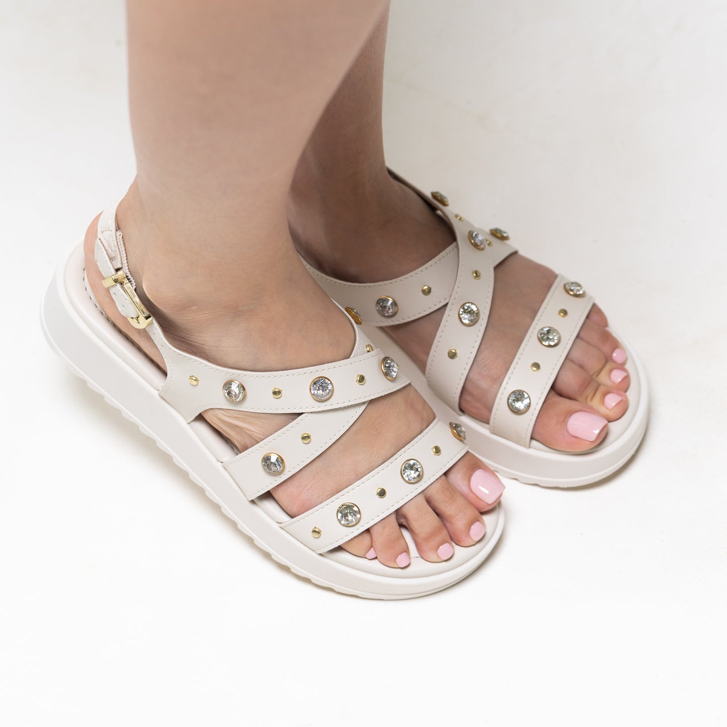 LEDI SANDALS | OFF WHITE