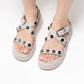 STUD SANDALS | TAUPE
