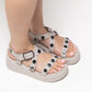 STUD SANDALS | TAUPE