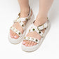 STUD SANDALS | WHITE