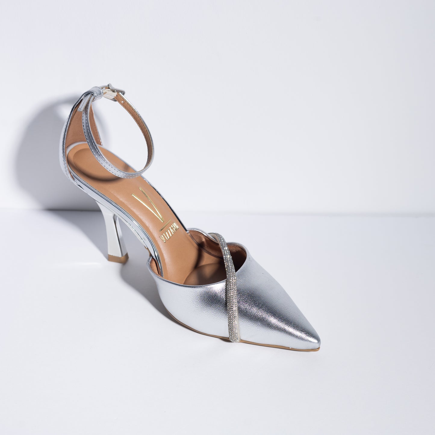 METALLIC HEELS | SILVER