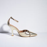 METALLIC HEELS | GOLD