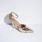 METALLIC HEELS | GOLD