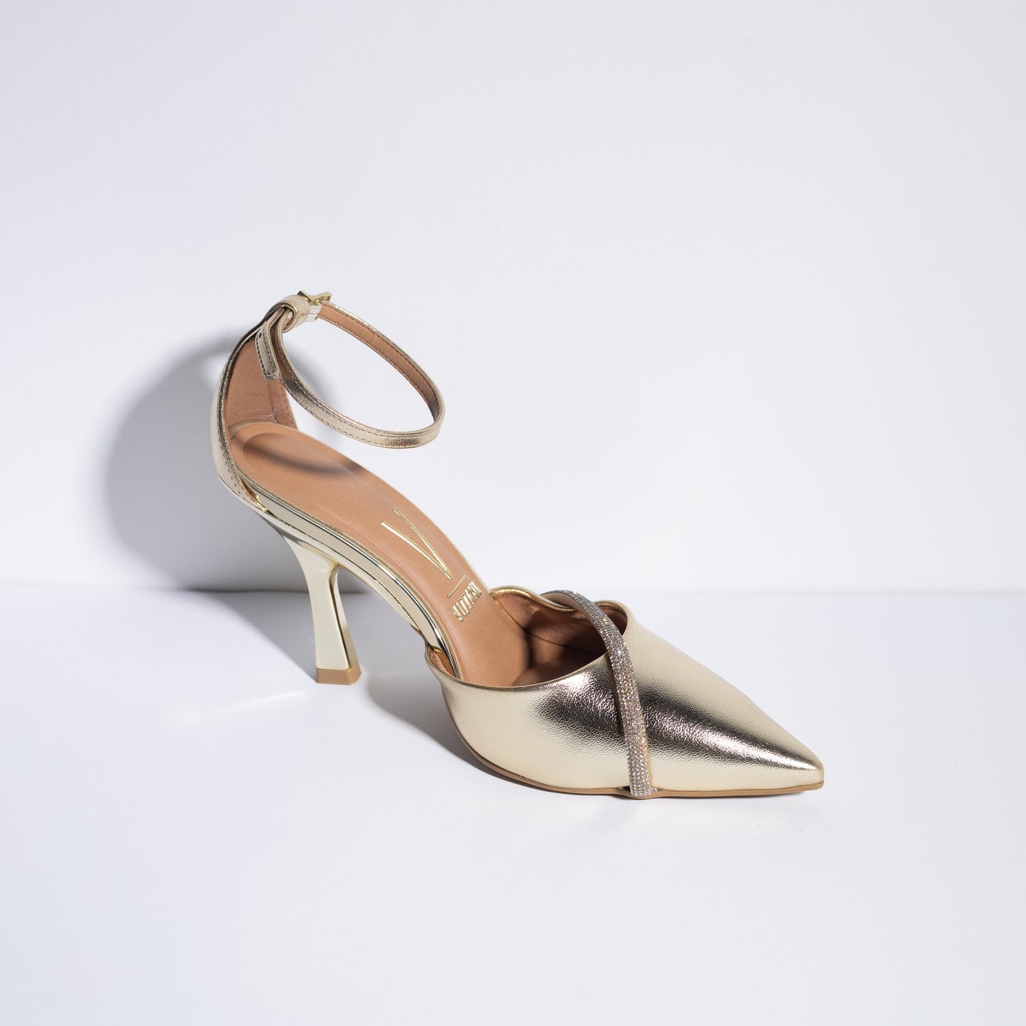 METALLIC HEELS | GOLD