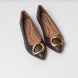 LEO FLATS | BROWN
