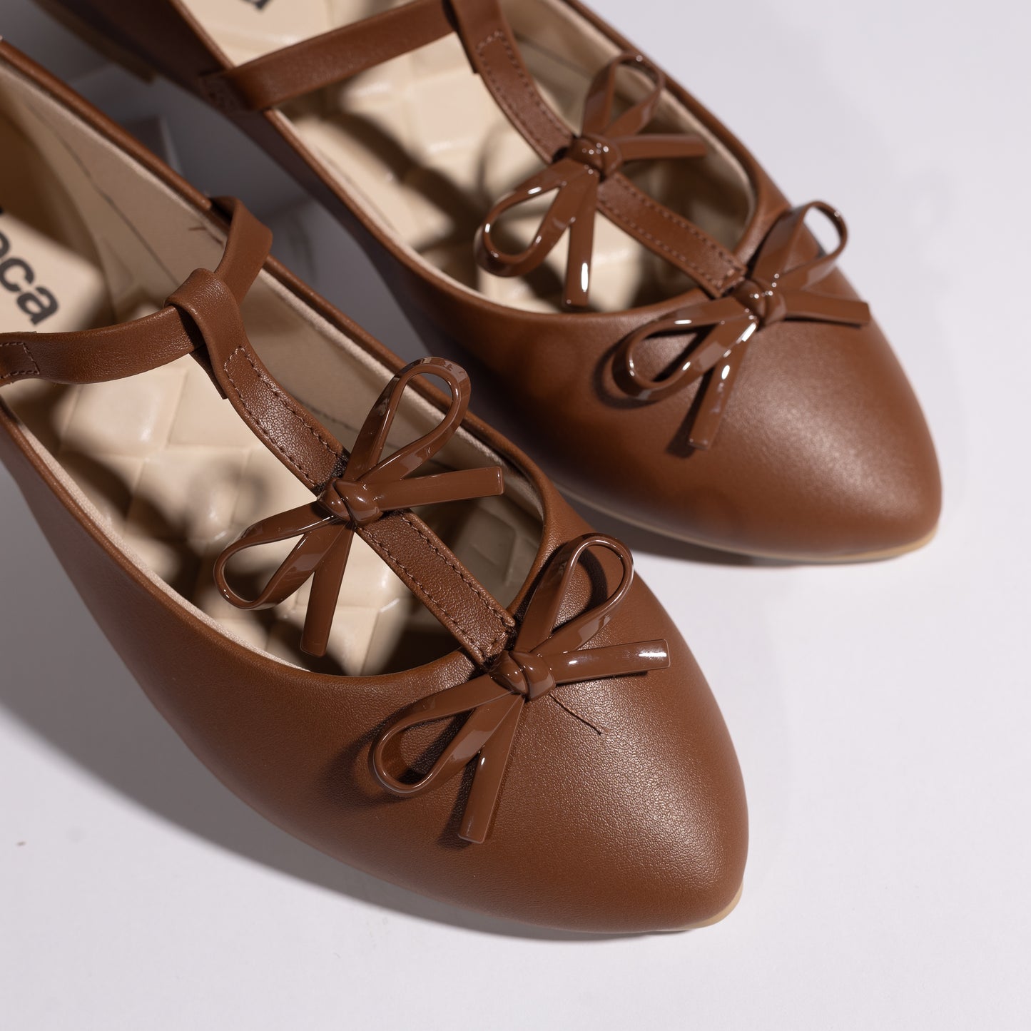 BOW BALLERINA FLATS