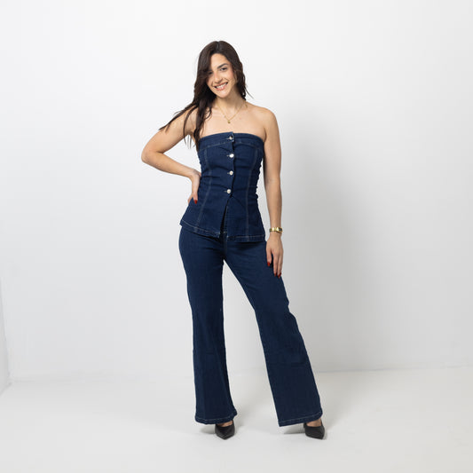 LUCIE DENIM JUMPSUIT