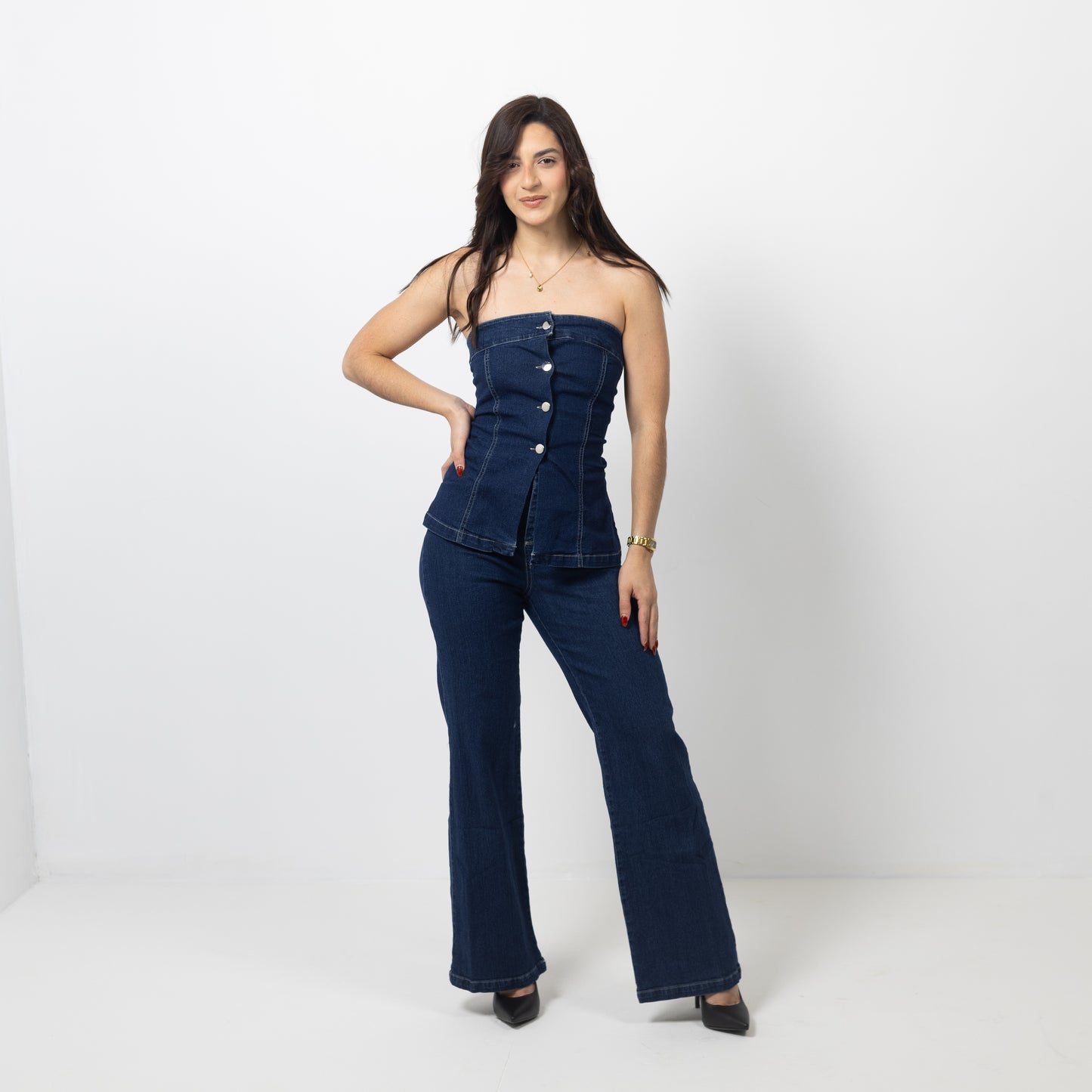 LUCIE DENIM JUMPSUIT