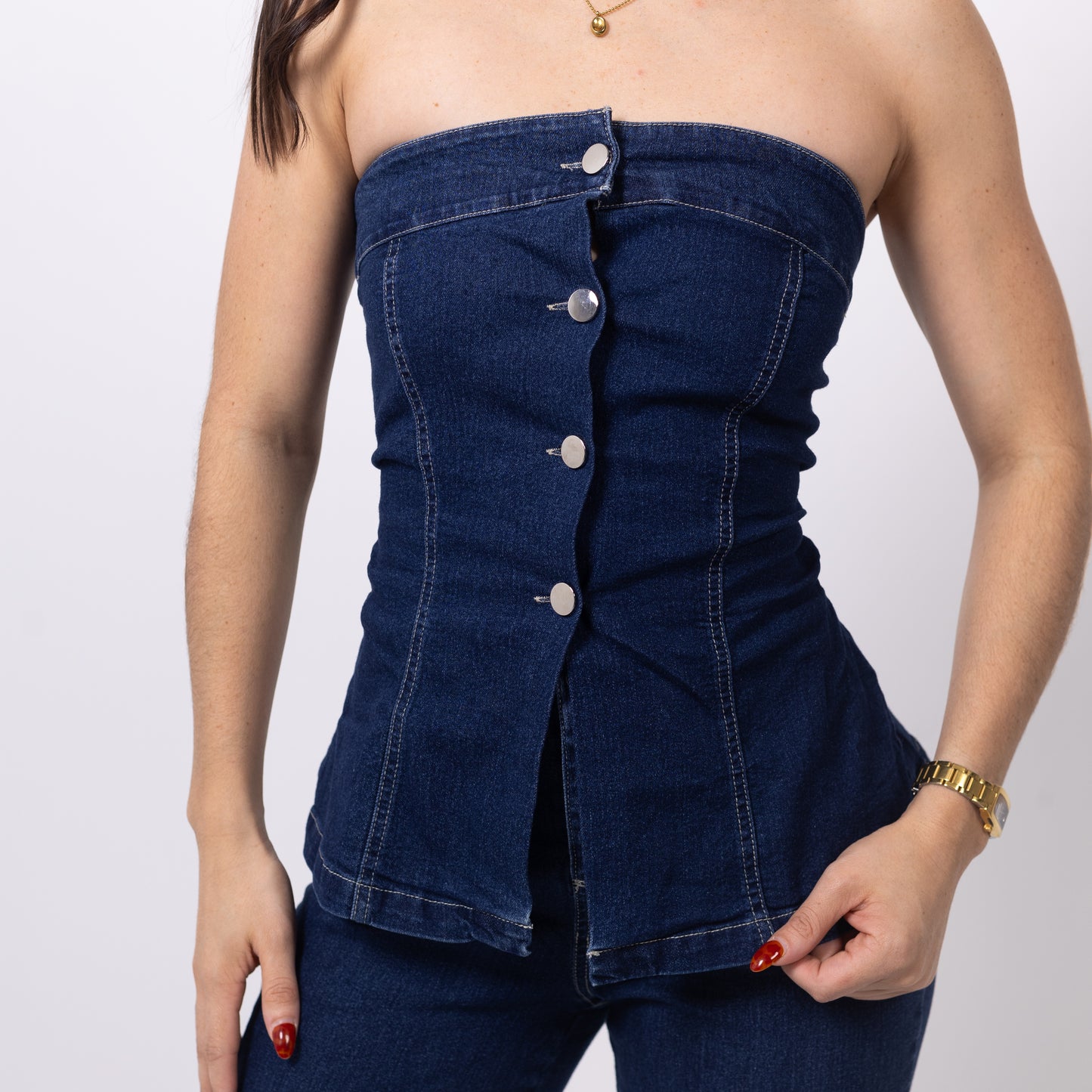 LUCIE DENIM JUMPSUIT