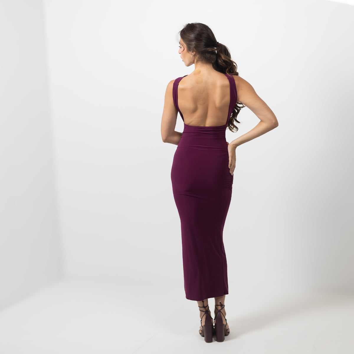 CAMBO DRESS | PLUM