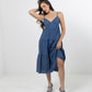 DENIM MIDI DRESS