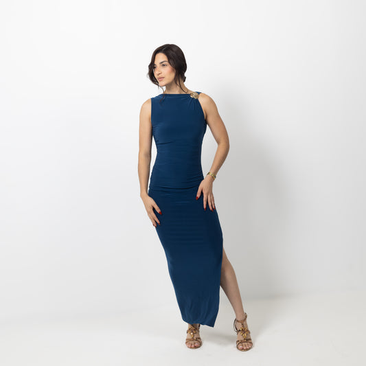 CAMBO DRESS | TEAL