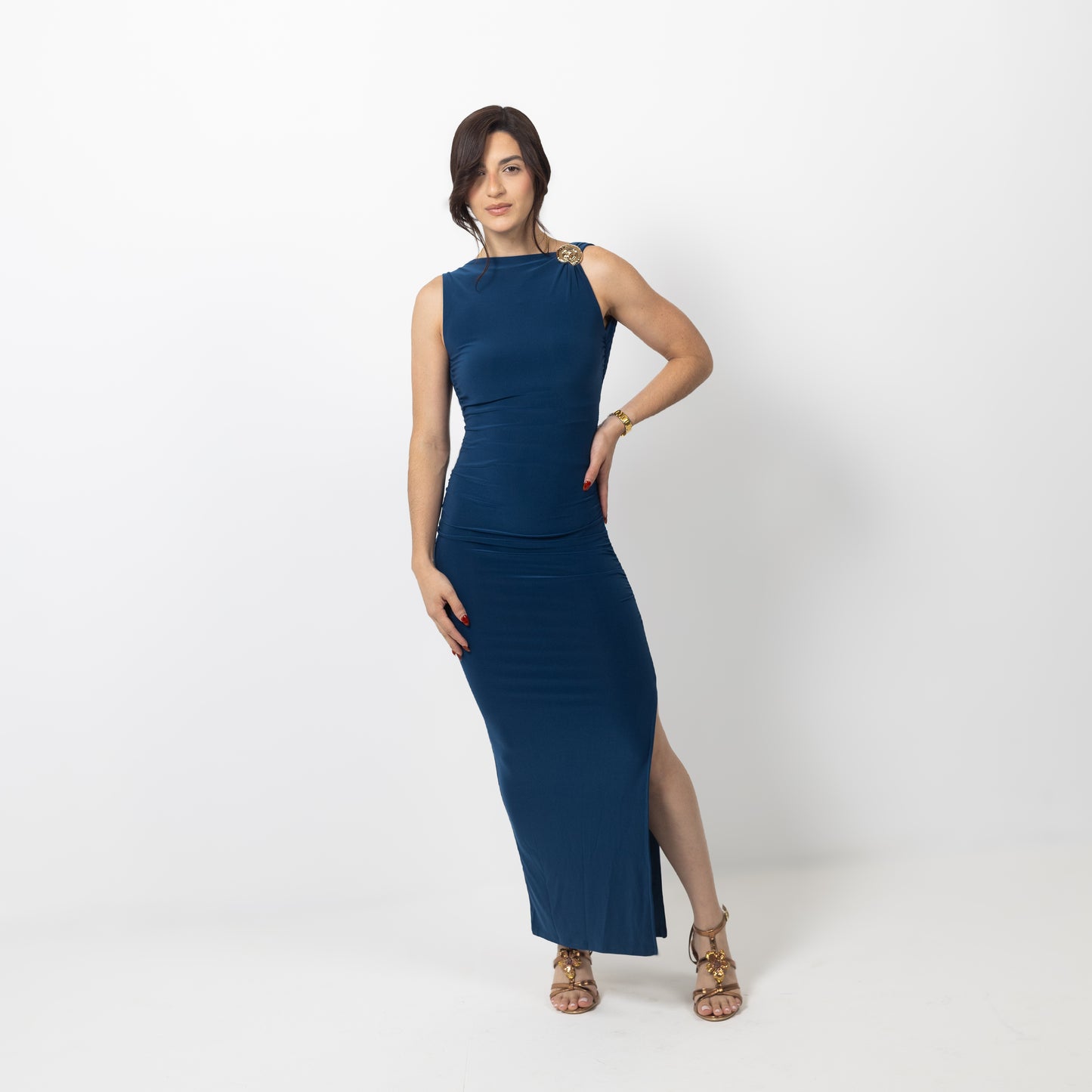 CAMBO DRESS | TEAL