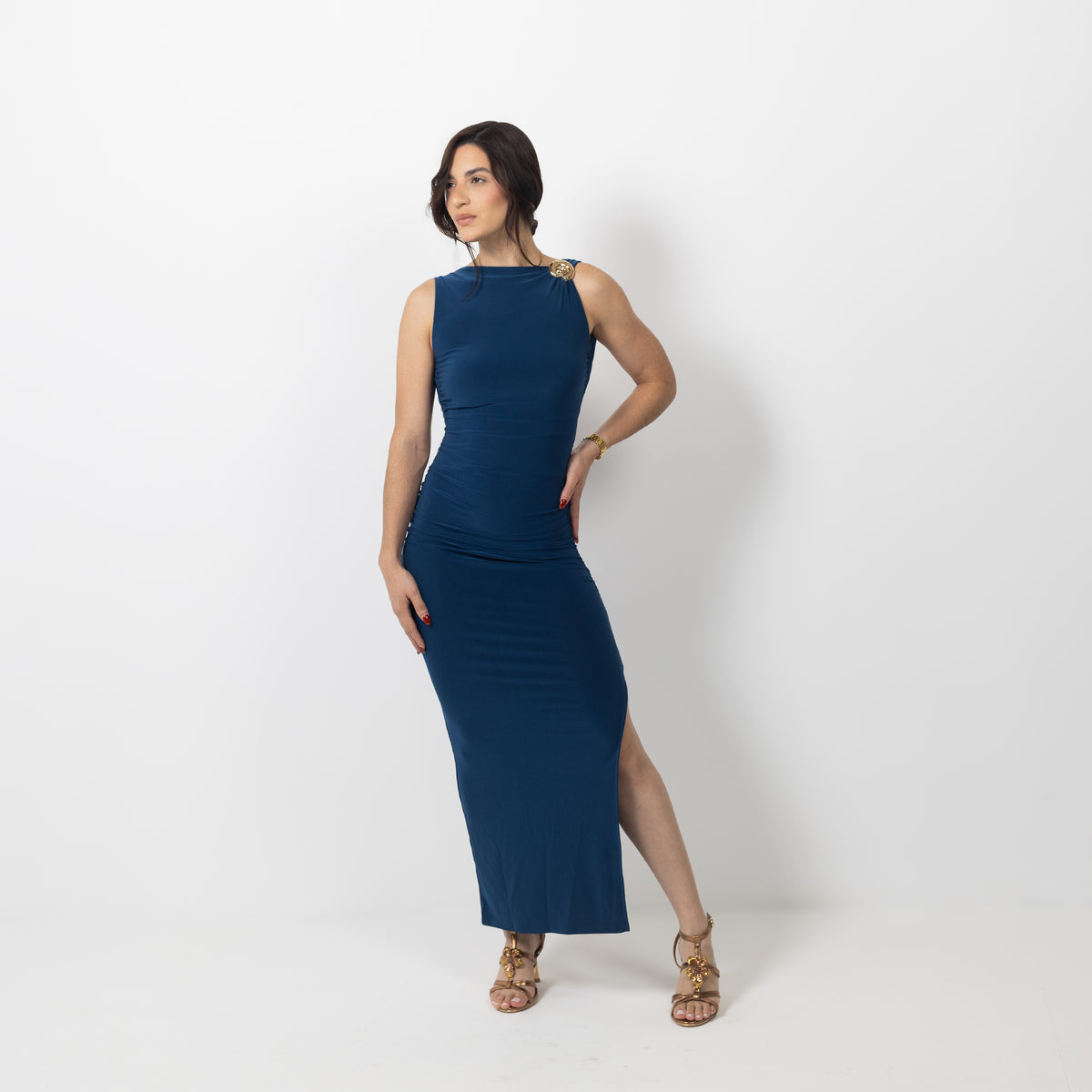 CAMBO DRESS | TEAL