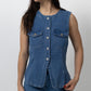 SARI DENIM TOP