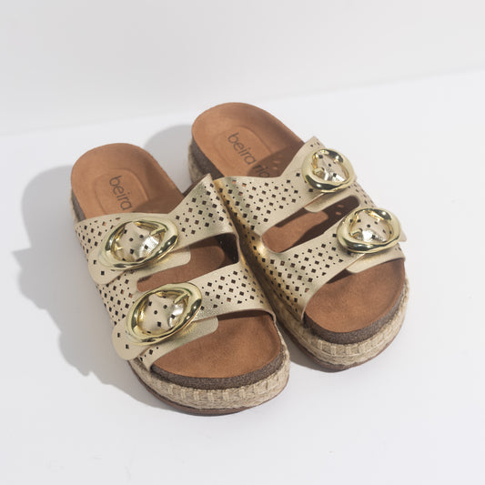 MENÉ SANDALS | GOLD