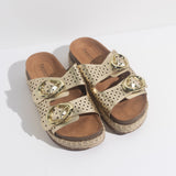 MENÉ SANDALS | GOLD